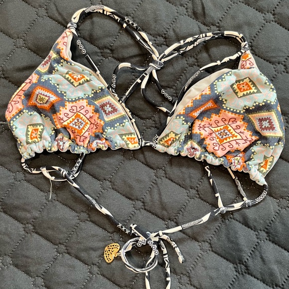 DEL MAAR bikini 👙 reversible, with duster - Picture 7 of 10